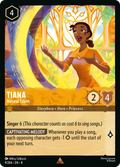 Tiana - Natural Talent Disney Lorcana card