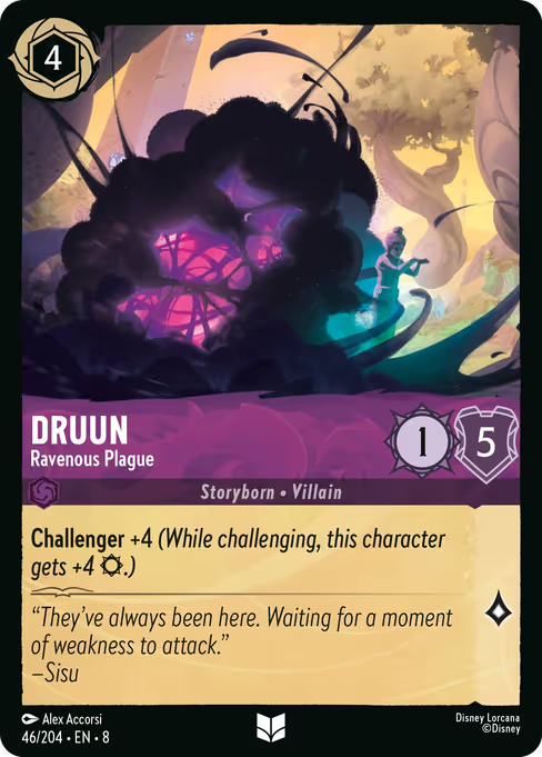 Druun - Ravenous Plague Disney Lorcana card