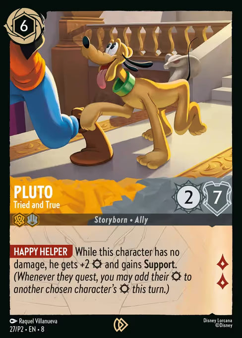 Pluto - Tried and True Disney Lorcana card