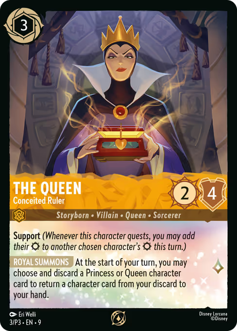 The Queen - Conceited Ruler Disney Lorcana card