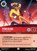 Powerline - Musical Superstar Disney Lorcana card