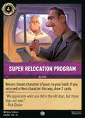 Super Relocation Program Disney Lorcana card