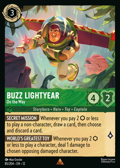 Buzz Lightyear - On the Way Disney Lorcana card