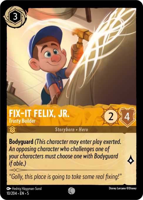 Fix-It Felix, Jr. - Trusty Builder Disney Lorcana card