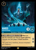 Hades - Infernal Schemer Disney Lorcana card