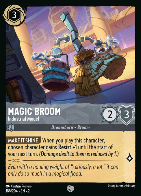 Magic Broom - Industrial Model Disney Lorcana card