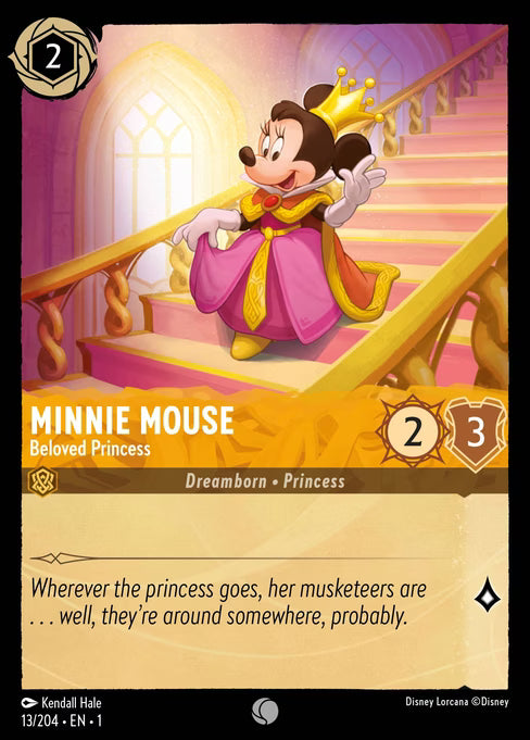 Minnie Mouse - Beloved Princess Disney Lorcana card