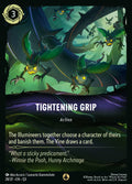 Tightening Grip Disney Lorcana card