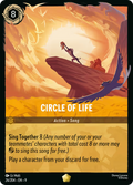 Circle of Life Disney Lorcana card