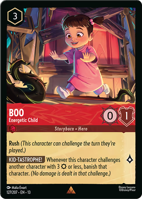 Boo - Energetic Child Disney Lorcana card