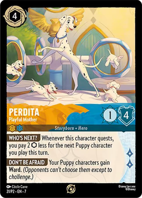 Perdita - Playful Mother Disney Lorcana card