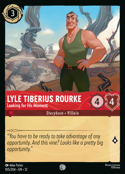 Lyle Tiberius Rourke - Looking for His Moment Disney Lorcana card
