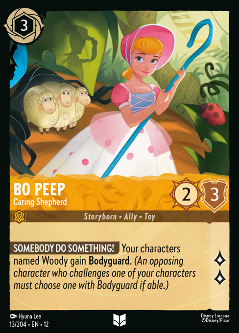 Bo Peep - Caring Shepherd Disney Lorcana card