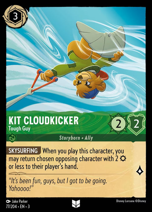 Kit Cloudkicker - Tough Guy Disney Lorcana card