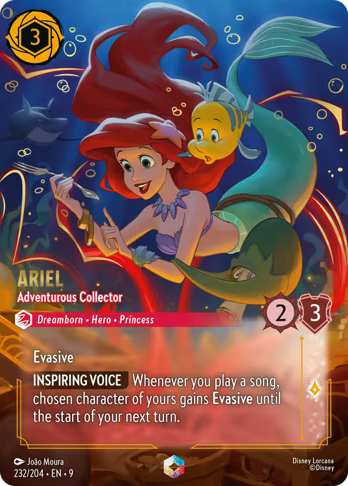 Ariel - Adventurous Collector Disney Lorcana card