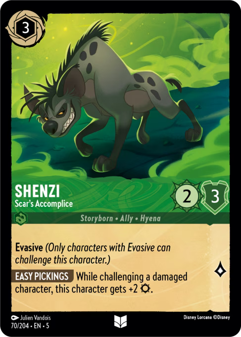 Shenzi - Scar's Accomplice Disney Lorcana card