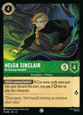 Helga Sinclair - No Backup Needed Disney Lorcana card