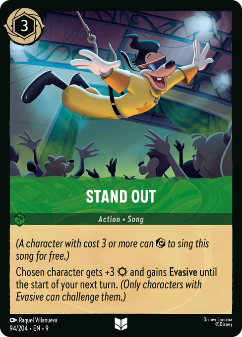 Stand Out Disney Lorcana card