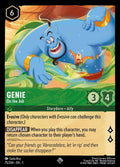 Genie - On the Job Disney Lorcana card