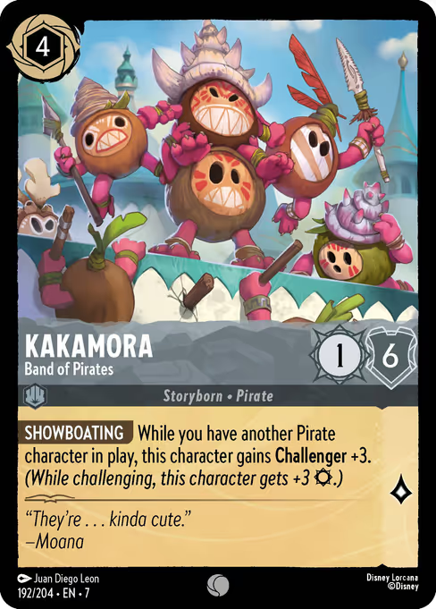 Kakamora - Band of Pirates Disney Lorcana card