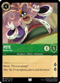 Pete - Rotten Guy Disney Lorcana card