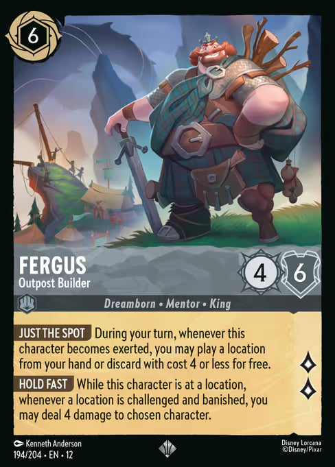 Fergus - Outpost Builder Disney Lorcana card