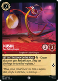 Mushu - Fast-Talking Dragon Disney Lorcana card