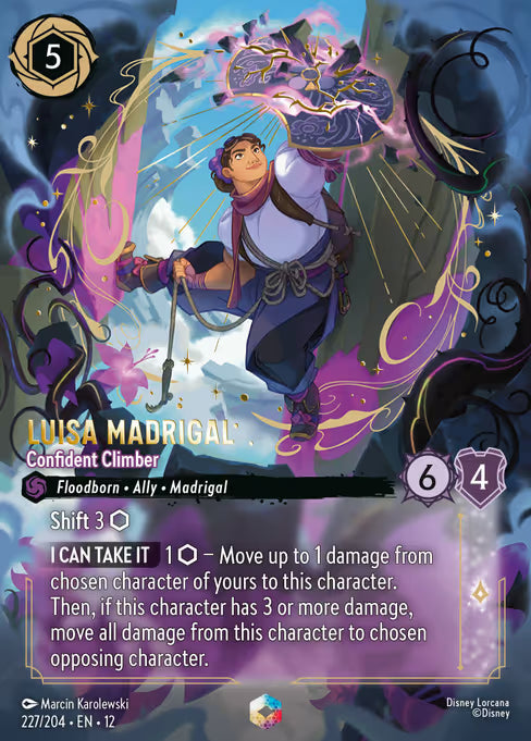 Luisa Madrigal - Confident Climber Disney Lorcana card