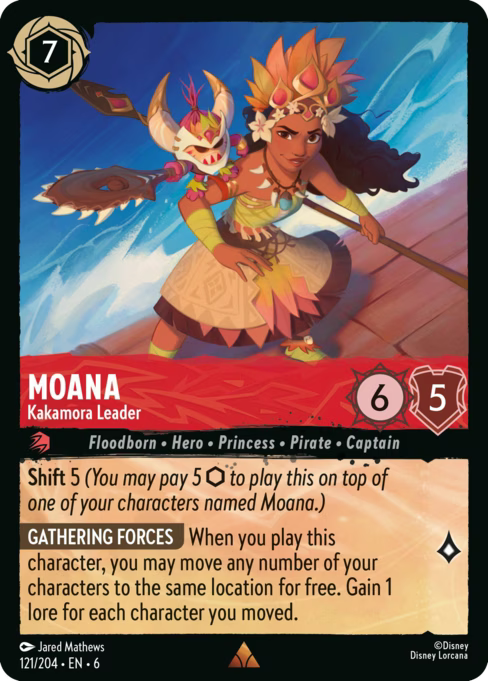 Moana - Kakamora Leader Disney Lorcana card