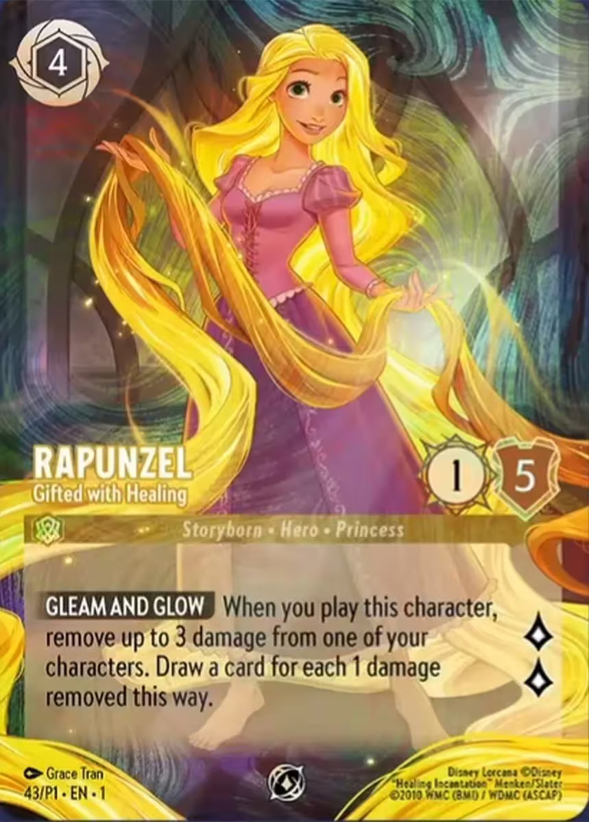 Rapunzel - Gifted with Healing Disney Lorcana card