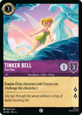 Tinker Bell - Fast Flier Disney Lorcana card