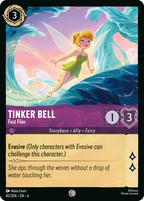 Tinker Bell - Fast Flier Disney Lorcana card