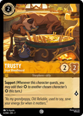 Trusty - Loyal Bloodhound Disney Lorcana card