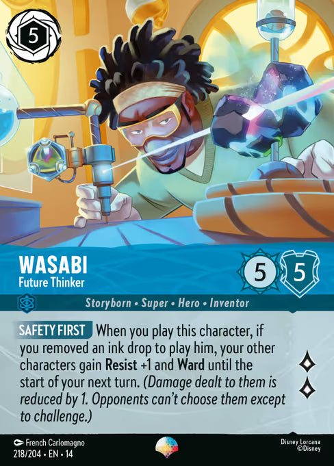 Wasabi - Future Thinker Disney Lorcana card