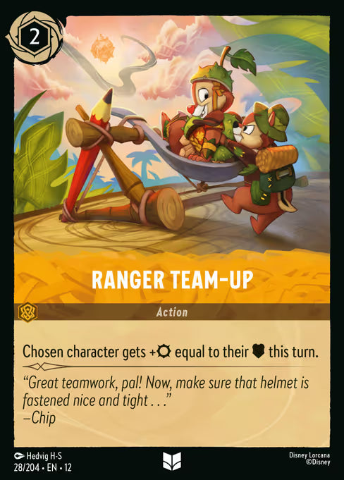Ranger Team-Up Disney Lorcana card