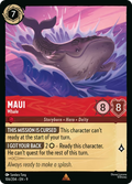 Maui - Whale Disney Lorcana card