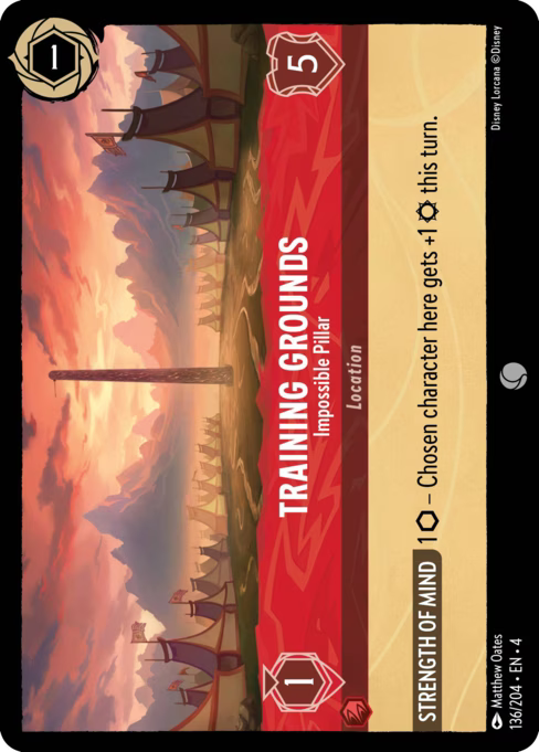 Training Grounds - Impossible Pillar Disney Lorcana card