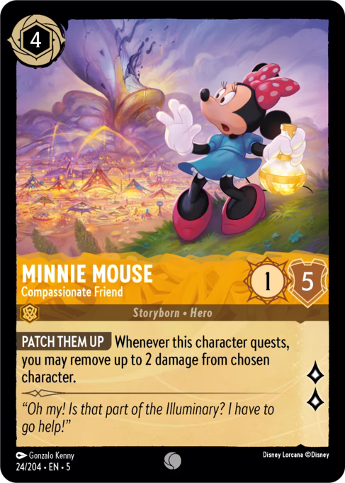 Minnie Mouse - Compassionate Friend Disney Lorcana card