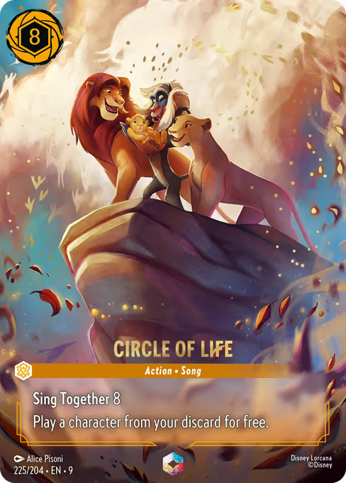 Circle of Life Disney Lorcana card