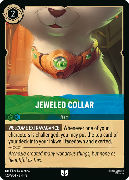 Jeweled Collar Disney Lorcana card