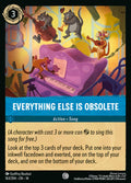 Everything Else Is Obsolete Disney Lorcana card