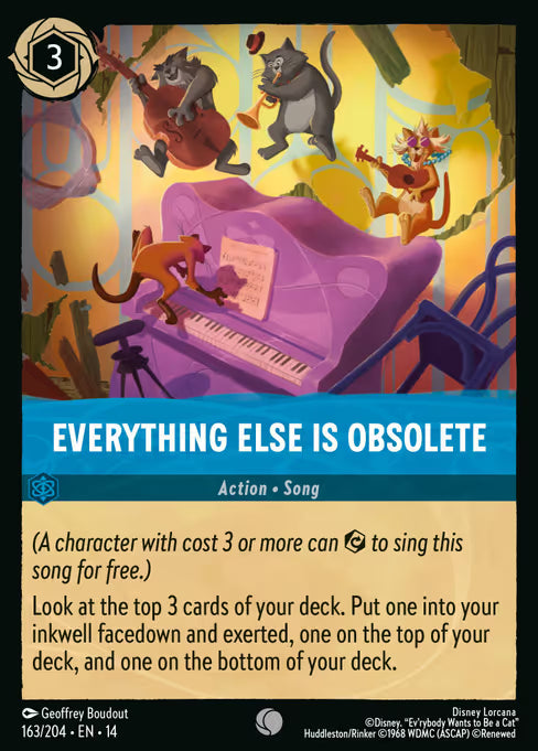 Everything Else Is Obsolete Disney Lorcana card