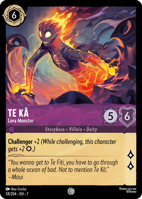 Te Kā - Lava Monster Disney Lorcana card