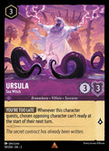 Ursula - Sea Witch Disney Lorcana card