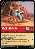 Wendy Darling - Courageous Captain Disney Lorcana card