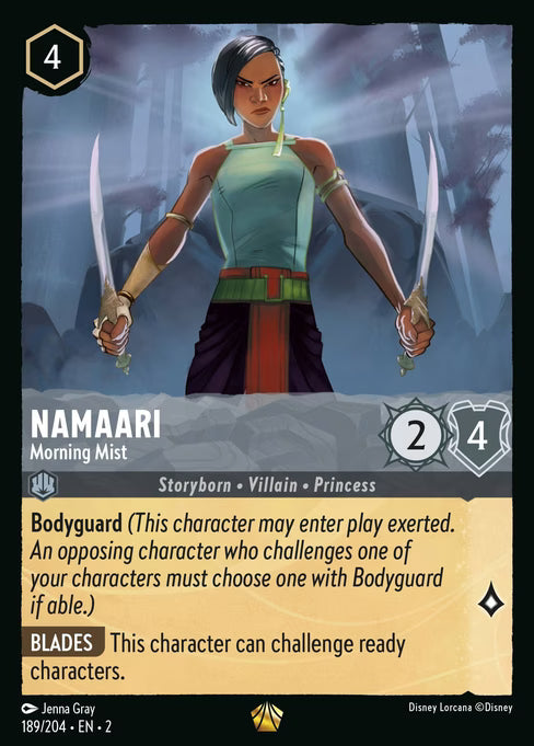 Namaari - Morning Mist Disney Lorcana card