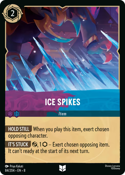 Ice Spikes Disney Lorcana card