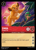 Simba - Scrappy Cub Disney Lorcana card