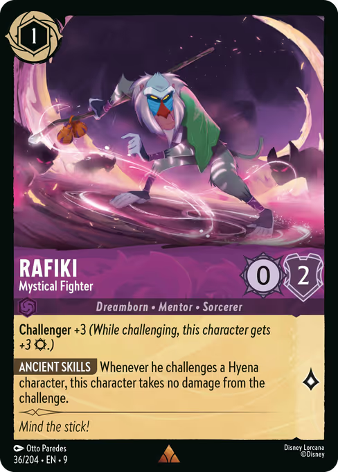 Rafiki - Mystical Fighter Disney Lorcana card