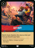 Get Out! Disney Lorcana card